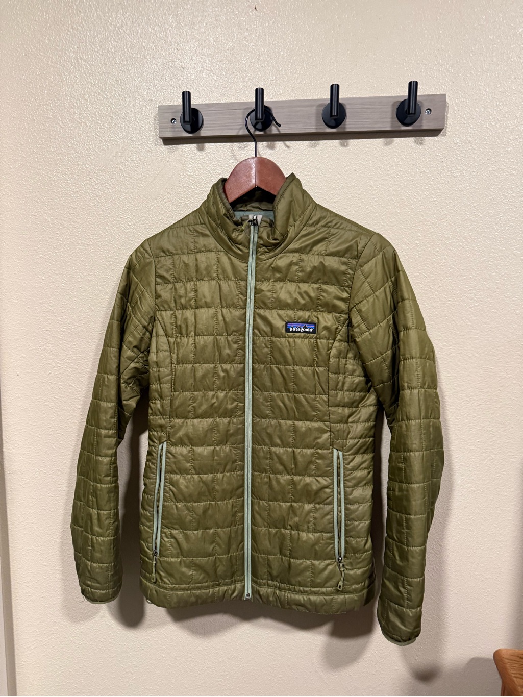 Patagonia Olive Green Quilted Jacket